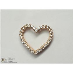 12) STERLING SILVER 14K GOLD PLATED PENDANT