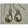 Image 1 : 18) STERLING SILVER BIRD DESIGN EARRINGS