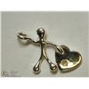Image 1 : 36) STERLING SILVER HEART PENDANT