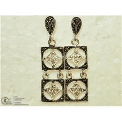 41) HIGH FASHION CZ EARRINGS