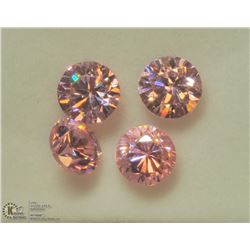 42) PINK CUBIC ZIRCONIA (APP. 4CTS) STONES