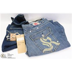 2 NEW PAIRS OF JEANS INCL 38/34 AND SIZE 20
