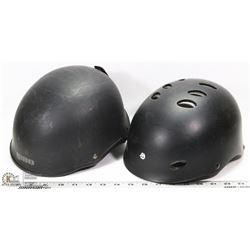 PAIR OF BMX/ SKATEBOARDING HELMETS