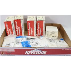 LARGE FLAT OF ELECTRICAL ITEMS INCL SINGLE INSET