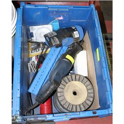 TOTE OF ASSORTED ITEMS INCLUDING RECIPROCATING