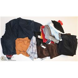 LARGE BOX OF ASSORTED WOMENS CLOTHING
