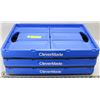Image 1 : NEW CLEVERMADE COLLAPSIBLE CRATES