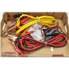 Image 1 : 2  PAIR OF BOOSTER CABLES & HITEC CHARGOMATIC
