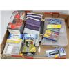 Image 1 : FLAT OF ASSORTED TOOLS & HARDWARE ITEMS, INCLUDES