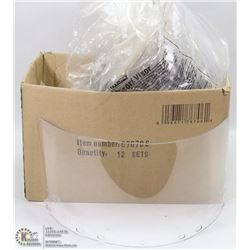 BOX OF 20 NEW EXTRA PLASTIC SHIELDS