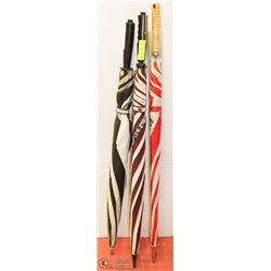 LOT OF 3 GOLF/BEACH UMBRELLAS