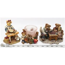 3PC BEARSTONE COLLECTION, LIMITED EDITIONS,