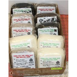 FLAT OF 10 WHITE BUFFALO 100% PURE VIRGIN WOOL,