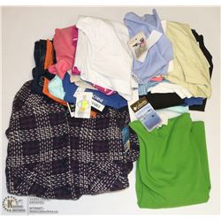 LARGE BOX OF ASSORTED WOMENS CLOTHING