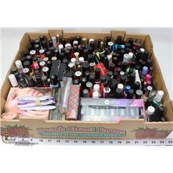 FLAT OF 150+ NEW NAIL POLISH INCL BOX SETS AND