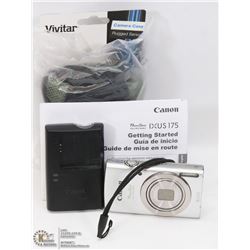 CANON POWERSHOT ELPH 180 C/W BATTERY CHARGER & NEW