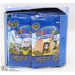 BOX OF WEBKINS TRADING CARDS
