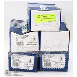 LOT OF 5 WEISER SINGLE CYLINDER DEADBOLTS