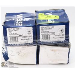 LOT OF 4 WEISER SINGLE CYLINDER DEADBOLTS