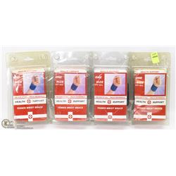 BUNDLE OF 4 TENNIS WRIST BRACES