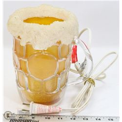 VINTAGE BEER MUG PUG IN LIGHT