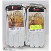 Image 1 : LOT OF 12 LARGE SOFT GOAT SKIN WORK GLOVES