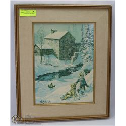 VINTAGE KEIRSTEAD "MILLSIDE" PICTURE