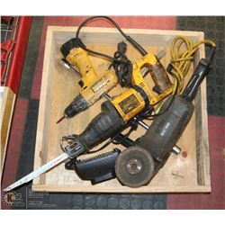 DEWALT SABRE SAW, DEWALT CORDLESS DRILL LARGE GRIN