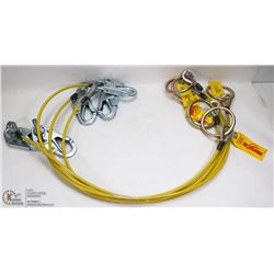 LOT OF 5 PROTECTA FALL CABLES