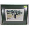 BEST BUDDIES FRAMED NON GLARE PRINT BY DOUG