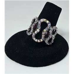 21 - CRYSTAL STATEMENT FASHION RING