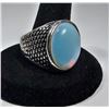 Image 1 : 5 - STAINLESS STEEL & OVAL MOONSTONE
