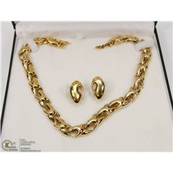 FIFTH  AVENUE NECKLACE AND EARRING SET IN CASE
