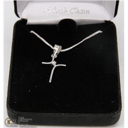 STERLING SILVER WRAPPED CROSS BY RADIANCE