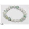 Image 1 : 34) JADEITE 10MM BEAD FLEXIBLE BRACELET