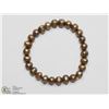 Image 1 : 47) FLEXIBLE YELLOW FRESHWATER PEARL BRACELET