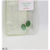 Image 1 : 40) GENUINE EMERALD GEMSTONE