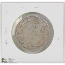 1929 CANADIAN SILVER HALF DOLLAR