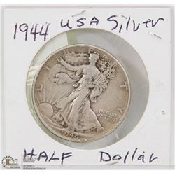 1944 AMERICAN SILVER HALF DOLLAR