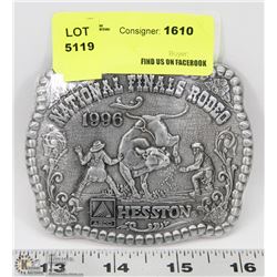 1996 NATIONAL FINALS RODEO BELT BUCKLE
