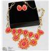Image 1 : VINTAGE STYLE EARRING AND NECKLACE SET