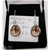 Image 1 : #24-MORGANITE GEMSTONE EARRINGS