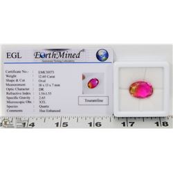 #41-TOURMALINE GEMSTONE 12.60CT