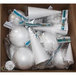 BOX OF STORE CLOSURE MERCHANDISE, INCLUDING: