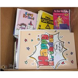 BOX OF STORE CLOSURE MERCHANDISE, INCLUDING: