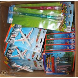 BOX OF STORE CLOSURE MERCHANDISE, INCLUDING: