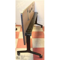 HEAVY DUTY FOLDING WORK TABLE ON WHEELS