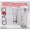 Image 1 : CLARO 6 PIECE WINE / BEER GLASSES