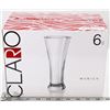Image 1 : CLARO 6 PIECE WINE / BEER GLASSES