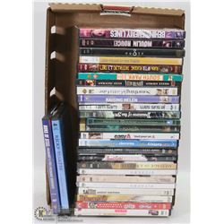 FLAT OF ASSORTED DVD  MOVIES
